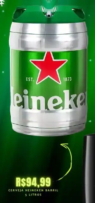 CERVEJA HEINEKEN BARRIL 5 LITROS