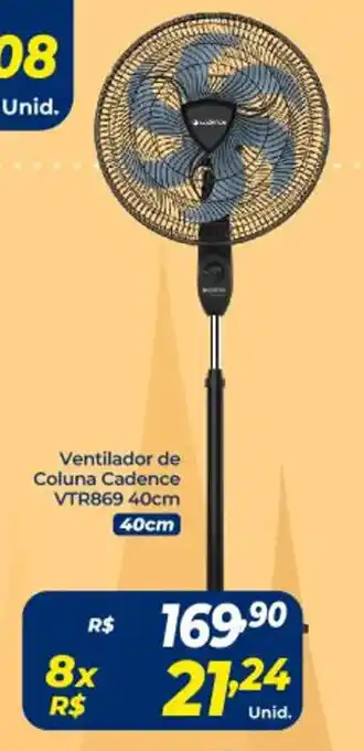 Ventilador de Coluna Cadence VTR869 40cm 40cm