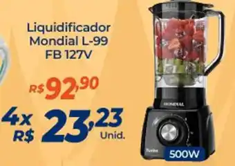 Atakarejo Liquidificador Mondial L-99 FB 127V oferta