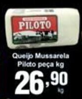 Rossi Supermercado Queijo Mussarela Piloto peca 1kg oferta