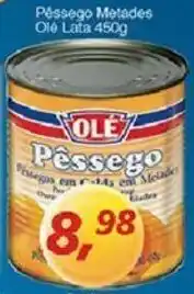Supermercados Guanabara Pessego em Calda Ole Lata 450g oferta