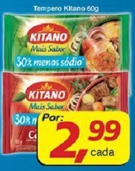 Supermercados Guanabara Tempero Kitano 60g oferta
