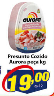 Vencedor Atacadista Presunto Cozido Aurora peca 1kg oferta