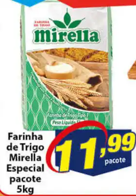 Vencedor Atacadista Farinha de Trigo Mirella Especial pacote 5kg oferta