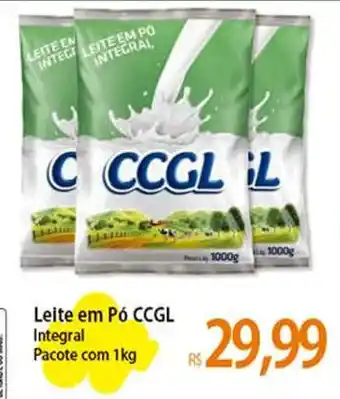 Atacadão Leite em Pó CCGL Integral Pacote com 1kg oferta