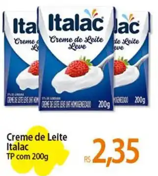 Creme de Leite Italac TP com 200g