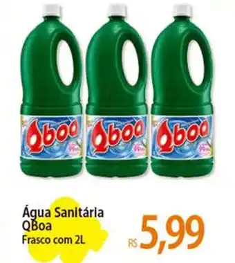 Água Sanitária QBoa Frasco com 2L