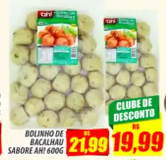 BOLINHO DE BACALHAU SABORE AH! 600G