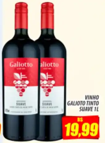 Juzan VINHO GALIOTO TINTO SUAVE 1L oferta