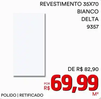 Conibase REVESTIMENTO 35X70 BIANCO DELTA oferta