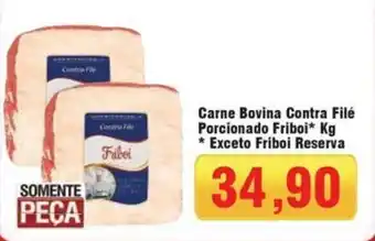 Spani Atacadista Carne Bovina Contra Filé Porcionado Friboi* Kg * Exceto Friboi Reserva oferta