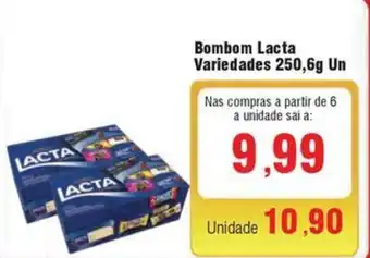 Spani Atacadista Bombom Lacta Variedades 250,6g Un oferta