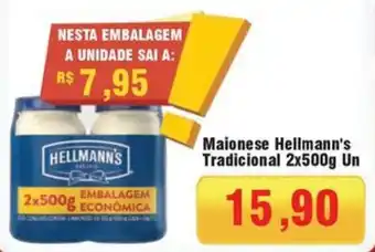 Spani Atacadista Maionese Hellmann's Tradicional 2x500g Un oferta