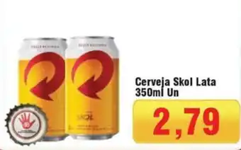 Cerveja Skol Lata 350ml Un