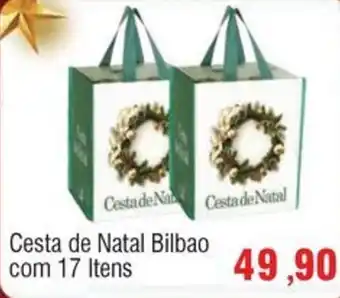 Cesta de Natal Bilbao com 17 Itens