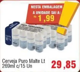 Spani Atacadista Cerveja Puro Malte Lt 269ml c/15 Un oferta
