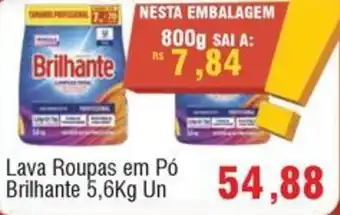 Spani Atacadista Lava Roupas em Pó Brilhante 5,6Kg Un oferta