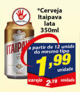 Vencedor Atacadista Cerveja Itaipava lata 350ml oferta