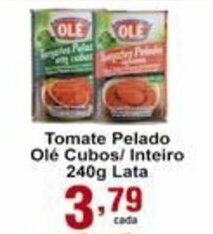 Tomate Pelado Ole Cubos/ Inteiro 240g Lata