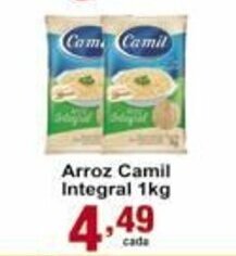 Rossi Supermercado Arroz Camil Integral 1kg oferta