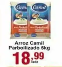 Rossi Supermercado Arroz Camil Parboilizado 5kg oferta