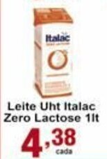 Rossi Supermercado Leite Uht Italac Zero Lactose 1L oferta