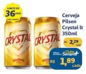 Sempre Vale Supermercados Cerveja Pilsen Crystal It 350ml oferta