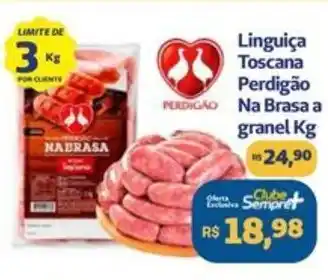 Linguiça Toscana Perdigão Na Brasa a granel Kg
