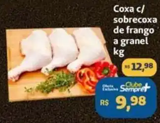 Coxa c/ sobrecoxa de frango a granel kg