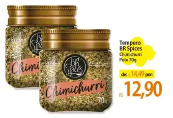 Atacadão Tempero BR Spices Chimichurri Pote 70g oferta
