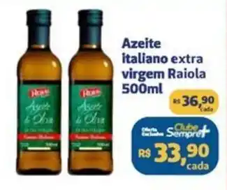 Sempre Vale Supermercados Azeite italiano extra virgem Raiola 500ml oferta