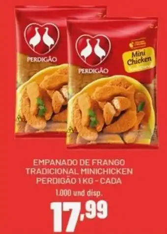 Cooper EMPANADO DE FRANGO TRADICIONAL MINICHICKEN PERDIGÃO 1KG-CADA oferta