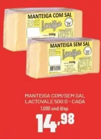Cooper MANTEIGA COM/SEM SAL LACTOVALE 500 G-CADA oferta