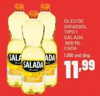 ÓLEO DE GIRASSOL TIPO 1 SALADA 900ml CADA