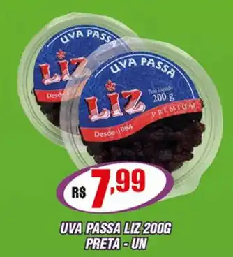 UVA PASSA LIZ 200G PRETA-UN