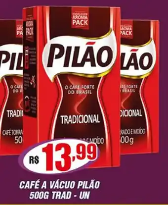 CAFÉ A VÁCUO PILÃO 500G TRAD- UN