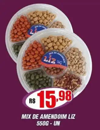 MIX DE AMENDOIM LIZ 550G-UN