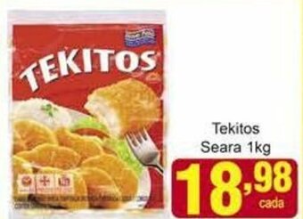 Rossi Supermercado Tekitos Seara 1kg oferta