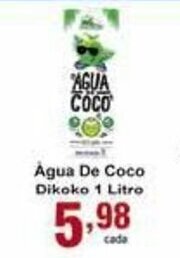 Rossi Supermercado Agua de Coco Dikoko 1L oferta