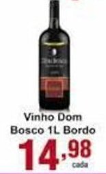 Rossi Supermercado Vinho Dom Bosco 1L Bordo oferta