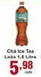 Rossi Supermercado Cha Ice Tea Leao 1.5L oferta