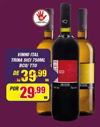 Violeta Supermercados VINHO ITAL TRINA SICI 750ML BCO/TTO oferta