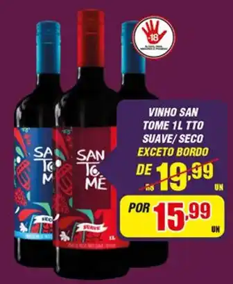 Violeta Supermercados VINHO SAN TOME 1L TTO SUAVE/ SECO EXCETO BORDO oferta