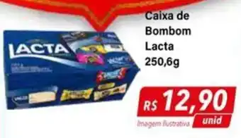 Caixa de Bombom Lacta 250,6g
