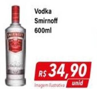 Hiper Moreira Vodka Smirnoff 600ml oferta