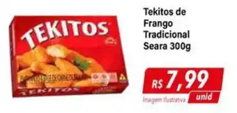 Hiper Moreira Tekitos de Frango Tradicional Seara 300g oferta