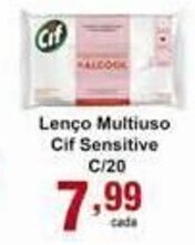 Rossi Supermercado Lenco Multiuso Cif Sensitive c/20 oferta
