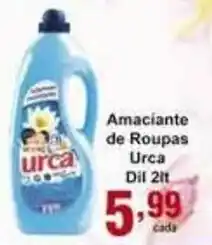 Amaciante de Roupas Urca Dil 2L