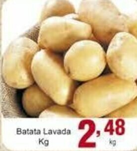 Rossi Supermercado Batata Lavada 1kg oferta