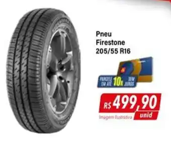 Hiper Moreira Pneu Firestone 205/55 R16 oferta